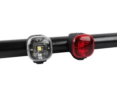 SILIKONINIŲ LED DVIRAČIO ŽIBINTŲ RINKINYS PRIEKINIS GALINIS DUNLOP 346199