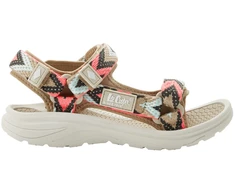 Sandalai moterims Lee Cooper beż-fuksja LCW-26-34-4429LA (37)