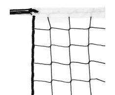 Domeks turnyrinis tinklinio tinklas 9,5 m x 1 m juodas