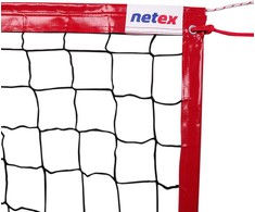 Siatka do siatkówki plażowej Netex 8,5 m x 1 m juoda SI-PLAŻ/PR