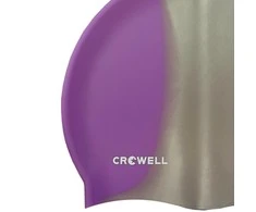 Plaukimo Kepuraitė Silikoninė Crowell Multi Flame Violetinė Sidabrinė