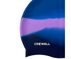 Plaukimo kepuraitė silikonowy Crowell Multi Flame mėlyna-violetinė kol.21