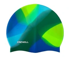 Plaukimo Kepuraitė Silikoninė Crowell Multi Flame Žaliai Mėlyna