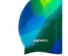 Plaukimo Kepuraitė Silikoninė Crowell Multi Flame Žaliai Mėlyna