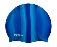 Plaukimo kepuraitė silikonowy Crowell Multi Flame mėlyna kol.13