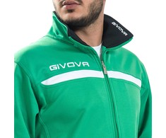 Carruzzo Dres Givova Tuta Givova One zielono-juoda TT012 1310 M