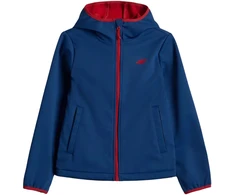 Striukė dla chłopca 4F softshell M598 tamsiai mėlyna 4FJWAW26TSOFM598 30S (134cm)
