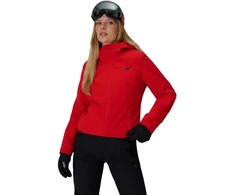 Striukė narciarska damska 4F F1221 raudona 4FWAW26TTJAF1221 62S (2XL)