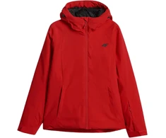 Striukė narciarska damska 4F F1221 raudona 4FWAW26TTJAF1221 62S (2XL)