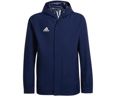 Striukė vaikams adidas Entrada 22 All-Weather tamsiai mėlyna IK4012 (116cm)