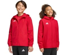 Striukė vaikams adidas Entrada 26 All Weather raudona JZ9105 (128cm)