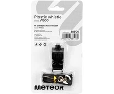 Švilpukas be kamuoliukų, plastikinis, juodas, 38500 „Meteor Wolf“