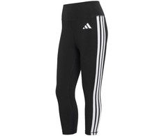 Moteriškos „adidas“ 3/4 ilgio „Optime Essentials“ sportinės tamprės su 3 juostelėmis, juodos spalvos, KE6062