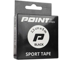 Sportinė juosta Point Tape 2,5 cm x 5 m juoda
