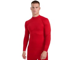 Termo marškinėliai vyriška 4F M224 ciemna czerwień 4FWAW25USEAM224 61S (L/XL)