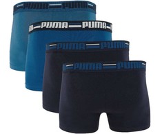 Trumpikės vyrams Puma Brand Elastic 4pak tamsiai mėlyna/mėlyna 938197 02 (2XL)