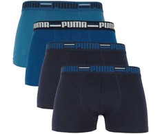 Trumpikės vyrams Puma Brand Elastic 4pak tamsiai mėlyna/mėlyna 938197 02 (2XL)