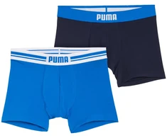 Trumpikės vyrams Puma Everyday Placed Logo 2 pak mėlyna, tamsiai mėlyna 938476 03 (XL)