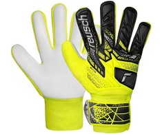 Vartininko pirštinės Reusch Attrakt Starter Solid Junior, 7.5, geltonos/juodos