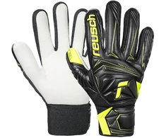 Vartininko pirštinės Reusch Attrakt Starter Solid Finger Support Junior juoda-balta 5672511 7752 (5,5)