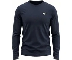 Vyriški marškinėliai 4F Longsleeve M611 tamsiai mėlyna 4FWMM00TLONM611 31S (2XL)
