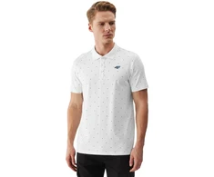 Vyriški marškinėliai 4F M0949 balta 4FWSS26TPTSM0949 10S (4XL)
