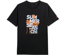 Vyriški marškinėliai 4F M2784 tamsiai juoda 4FWSS26TTSHM2784 20S (3XL)