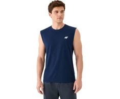 Vyriški marškinėliai 4F M306 tamsiai mėlyna 4FWMM00TSLEM306 31S (2XL)
