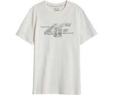 Vyriški marškinėliai 4F M3573 balta 4FWAW26TTSHM3573 11S (XL)