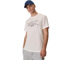 Vyriški marškinėliai 4F M3573 balta 4FWAW26TTSHM3573 11S (XL)