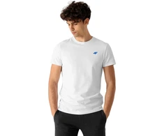 Vyriški marškinėliai 4F M4479 balta, mėlyna, tamsiai mėlyna 4FWSS26TTSHM4479 90S (3XL)