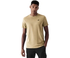Vyriški marškinėliai 4F M4481 3pak smėlio sp., mėlyna, miętowa 4FWSS26TTSHM4481 91S (4XL)