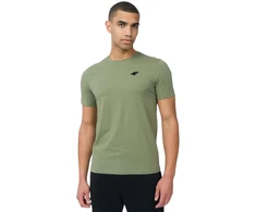 Vyriški marškinėliai 4F M4481 3pak žalia, mėlyna, smėlio sp. 4FWSS26TTSHM4481 90S (XL)