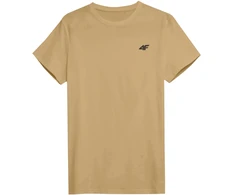 Vyriški marškinėliai 4F M4484 smėlio sp. 4FWSS26TTSHM4484 83S (4XL)