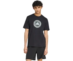 Vyriški marškinėliai adidas Camo Circle Graphic juoda KC7165 (M)