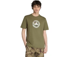 Vyriški marškinėliai adidas Camo oliwkowa KC7164 (L)