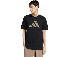 Vyriški marškinėliai adidas Camo Three Bar Logo Graphic juoda KT1686 (2XL)