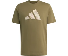 Vyriški marškinėliai adidas Camo Three Bar Logo Graphic KT1685 (M)