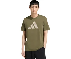 Vyriški marškinėliai adidas Camo Three Bar Logo Graphic KT1685 (M)