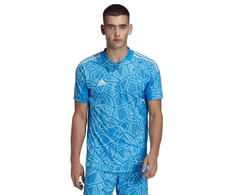 Vyriški marškinėliai adidas Condivo 22 Goalkeeper Jersey Short Sleeve mėlyna HB1623 (XL)