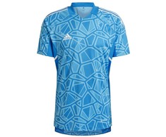 Vyriški marškinėliai adidas Condivo 22 Goalkeeper Jersey Short Sleeve mėlyna HB1623 (XL)