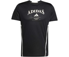Vyriški adidas Sukurtas treniruotėms Legacy Heritage marškinėliai Juodi KA5284