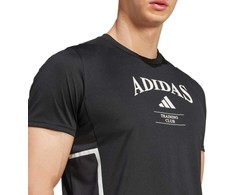 Vyriški adidas Sukurtas treniruotėms Legacy Heritage marškinėliai Juodi KA5284