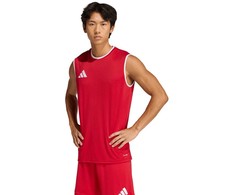 adidas Entrada 26 vyriški marškinėliai be rankovių, raudoni, KB3932