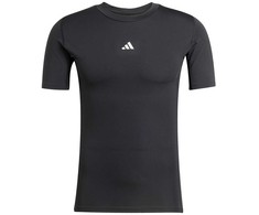 Vyriški marškinėliai adidas Techfit Short Sleeve Tee juoda JP4674 (M)