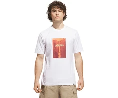 Vyriški marškinėliai adidas Waterfall Graphic balta KH0398 (M)