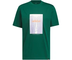 Vyriški marškinėliai adidas Waterfall Graphic žalia KS2173 (2XL)