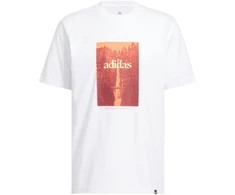 Vyriški marškinėliai adidas Waterfall Graphic balta KH0398 (M)