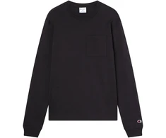 Vyriški marškinėliai Champion LS Tee juoda 222507 KK001 (L)