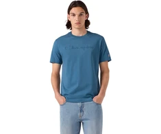 Vyriški marškinėliai Champion SS Tee mėlyna 222992 BS133 (L)